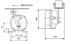 速度開關(guān)，測(cè)速傳感器XSAV11801（低速型）高低速速度開關(guān)